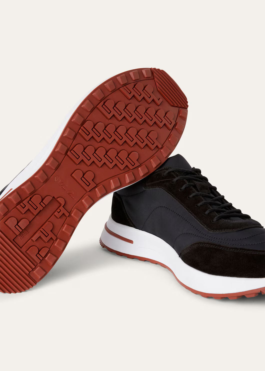 LoroPiana Week End Walk Sneaker Black
