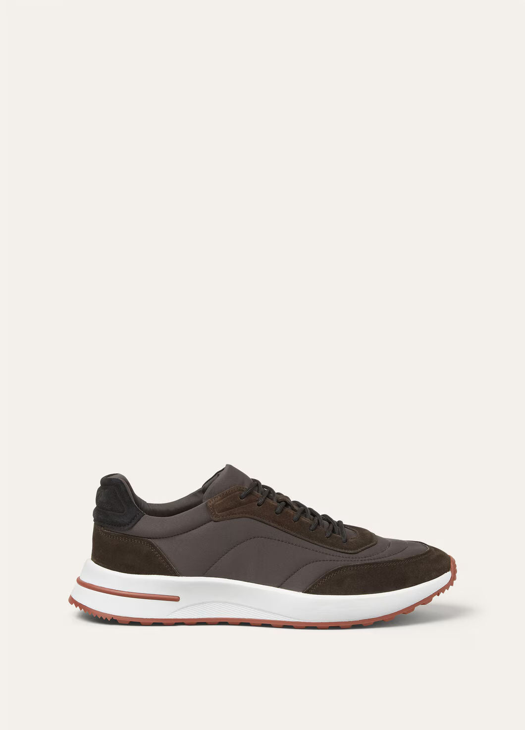 LoroPiana Week End Walk Sneaker Black Sesame