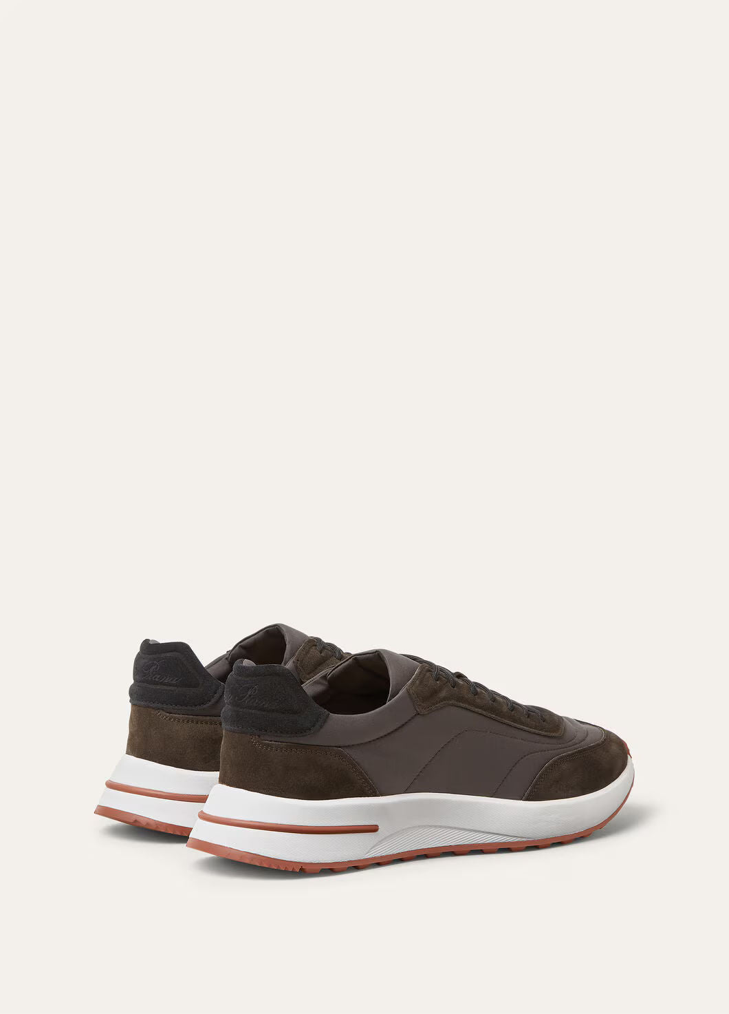 LoroPiana Week End Walk Sneaker Black Sesame