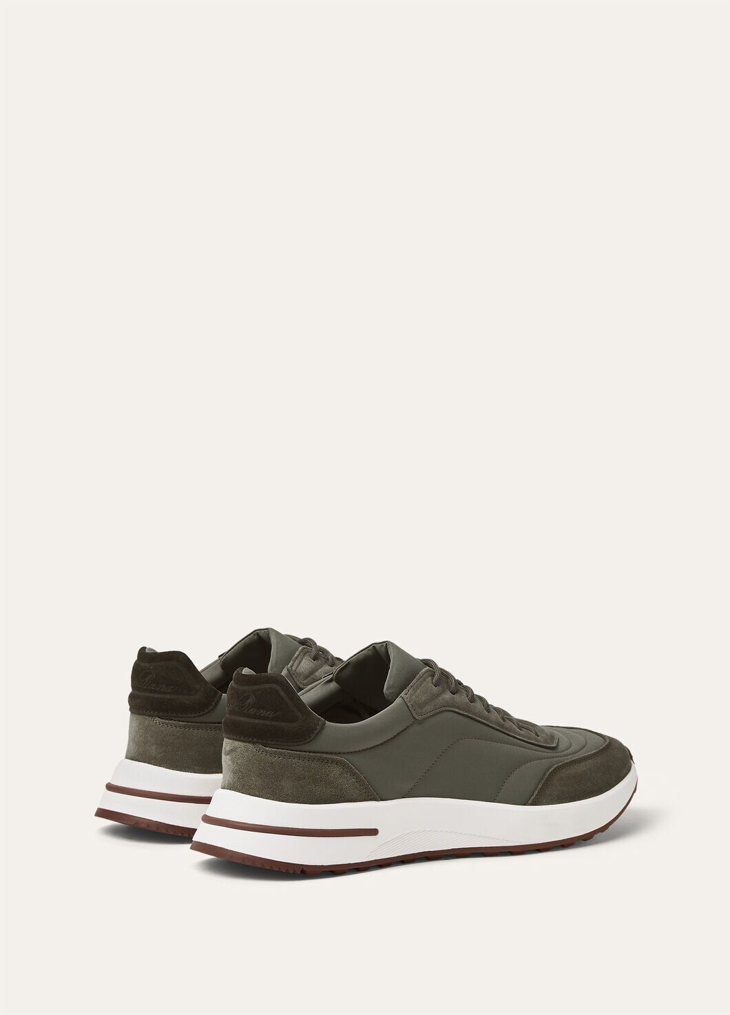 LoroPiana Week End Walk Sneaker Tobacco