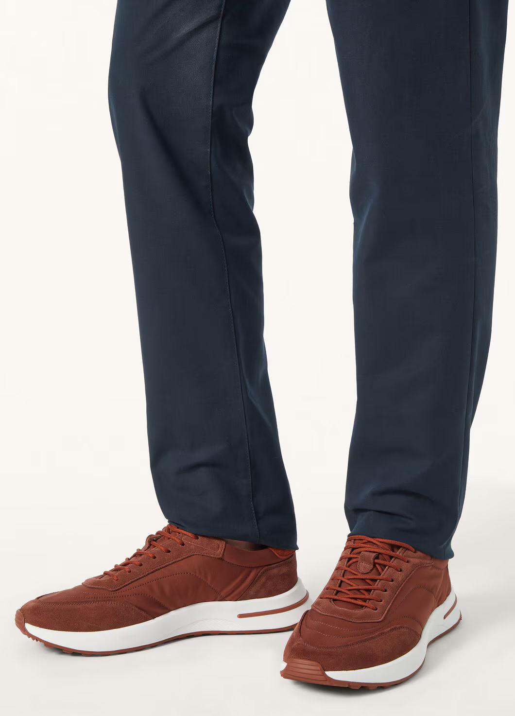 LoroPiana Week End Walk Sneaker Sanguine Pencil