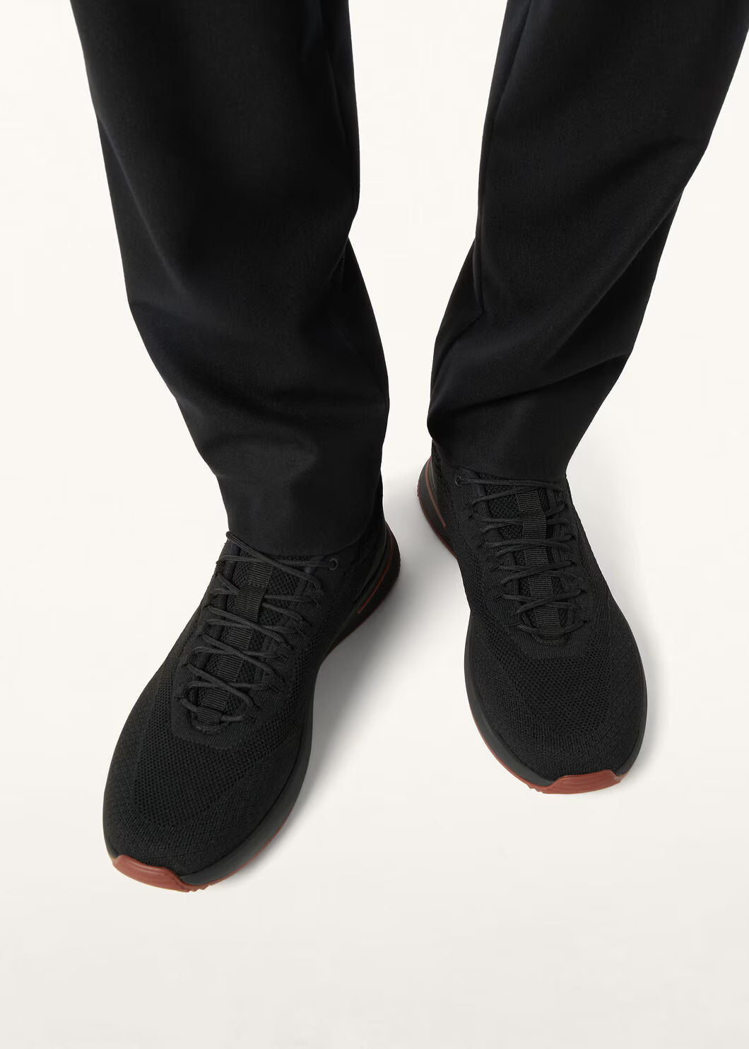 LoroPiana Week End Walk Sneaker Black