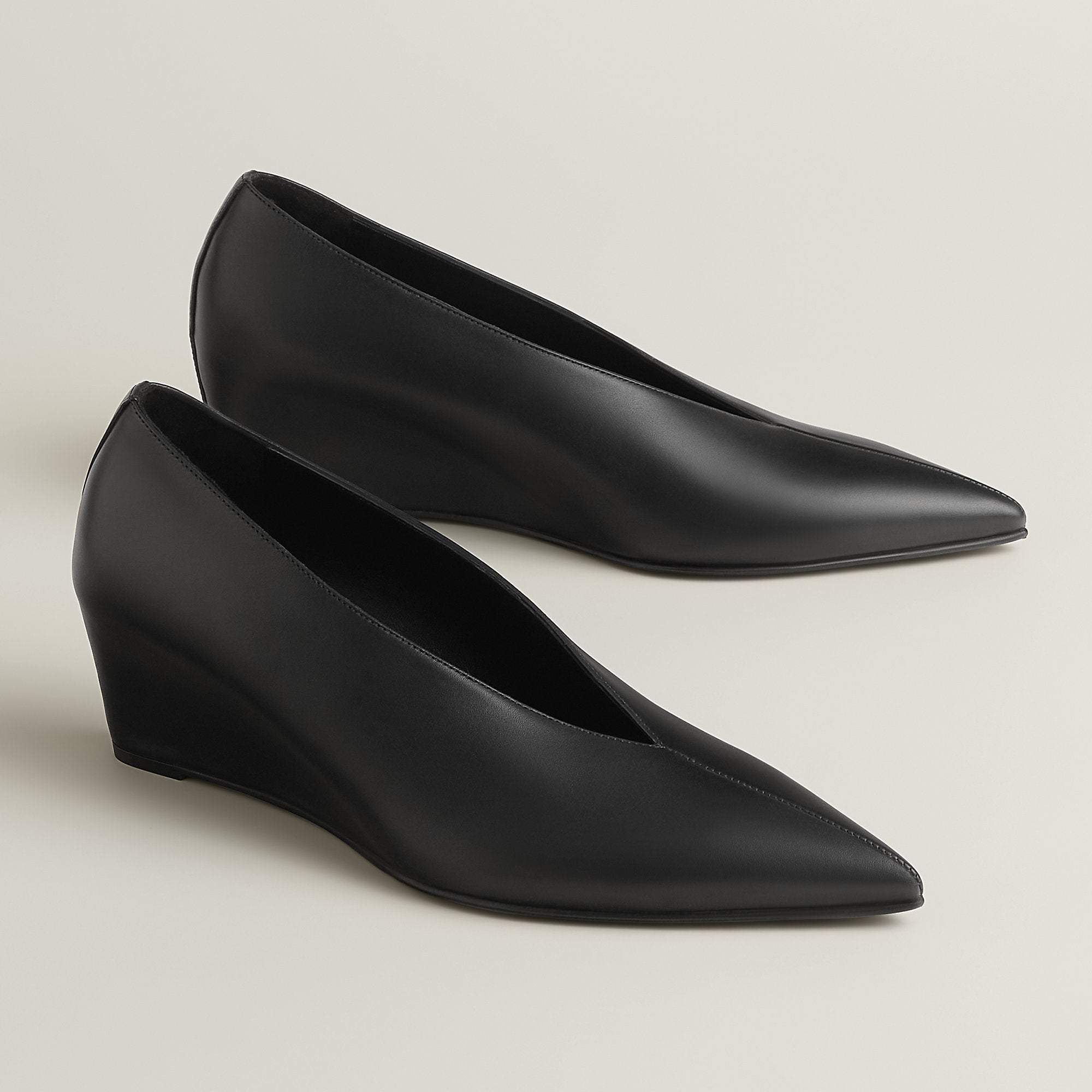 Hermes Louna 55 Pump Noir