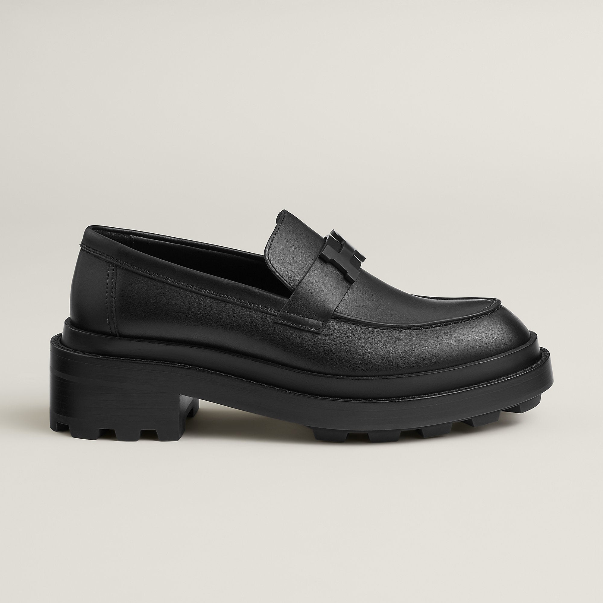 Hermes Louvre Loafer Noir