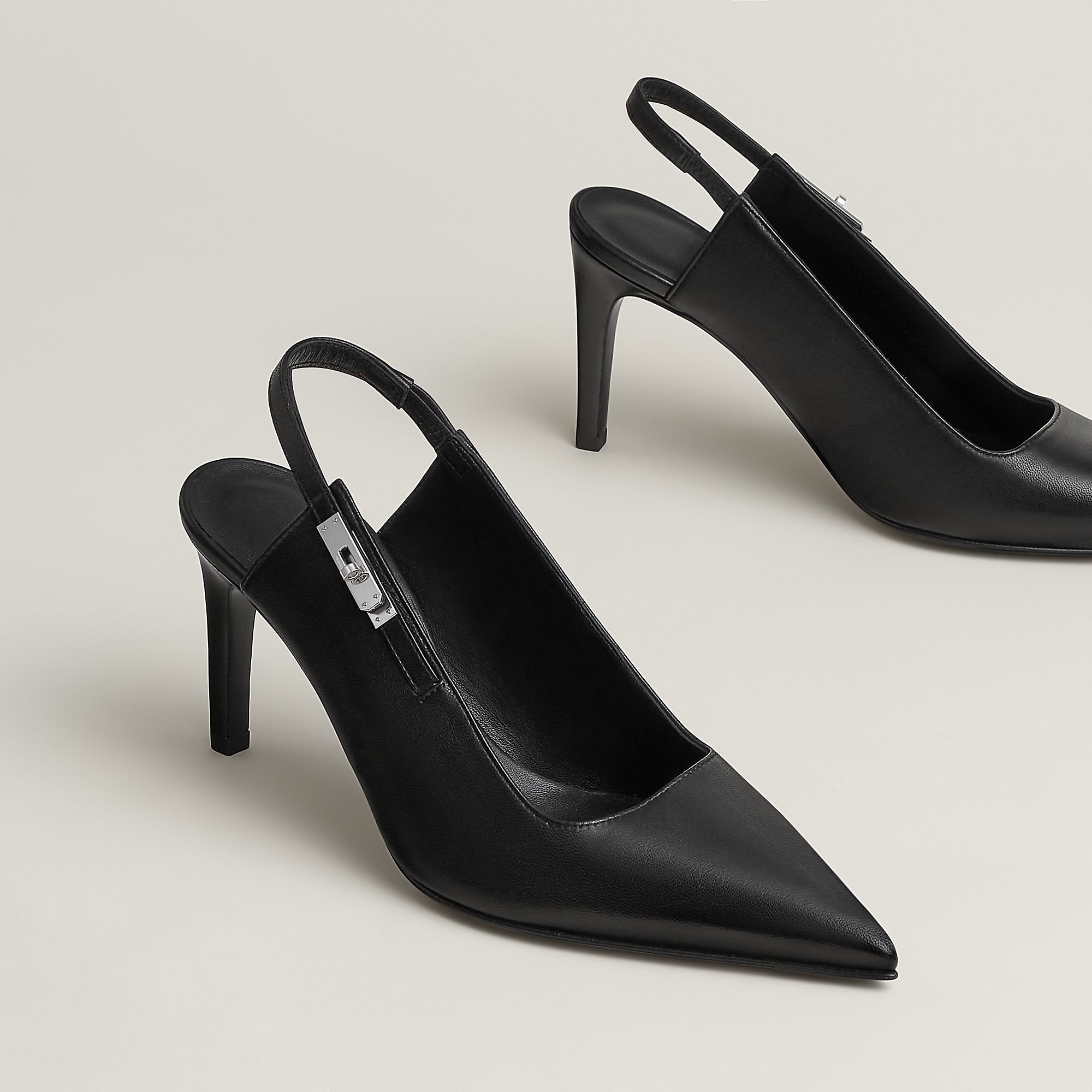 Hermes Lover 80 Pump Noir