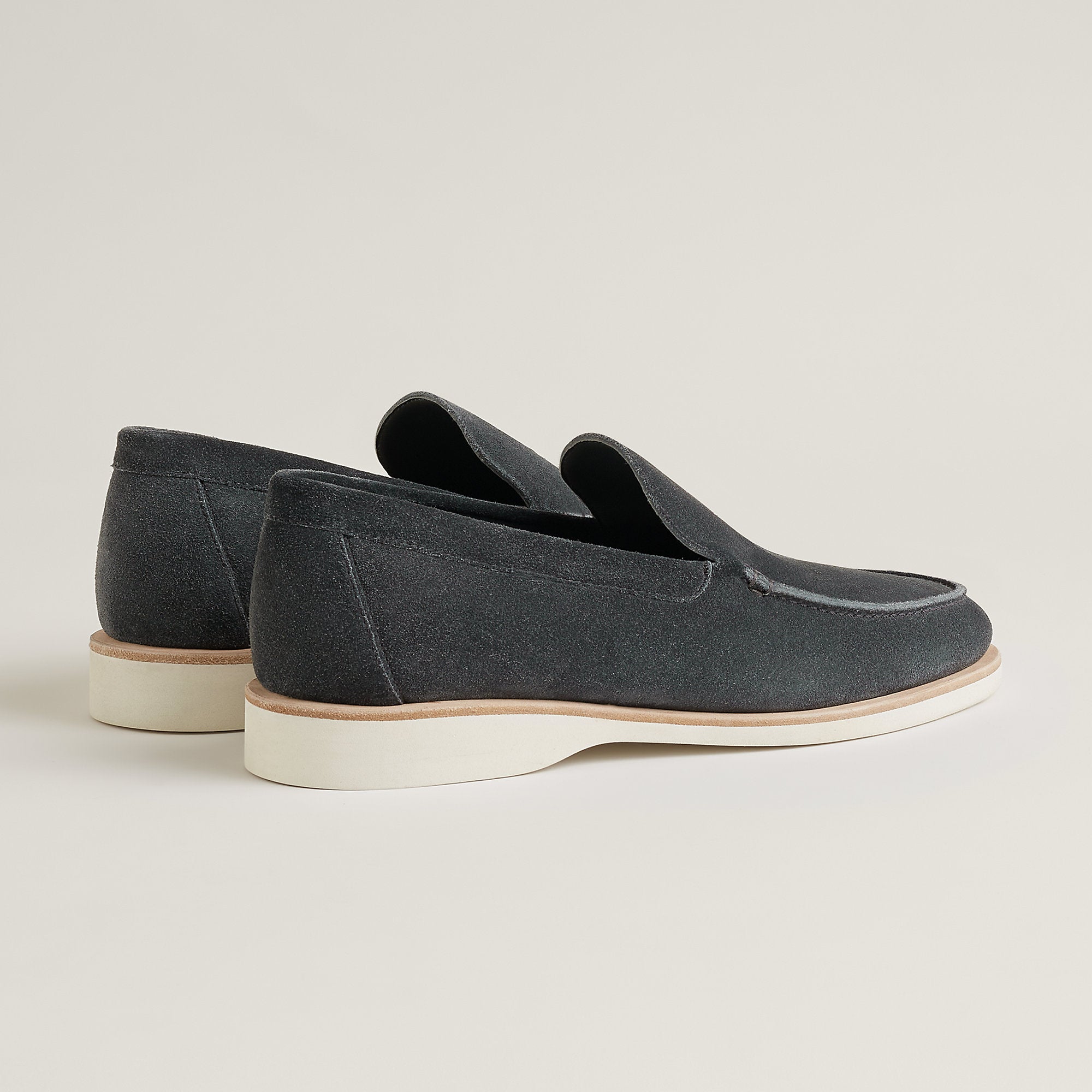 Hermes Low Loafer Gris Orage