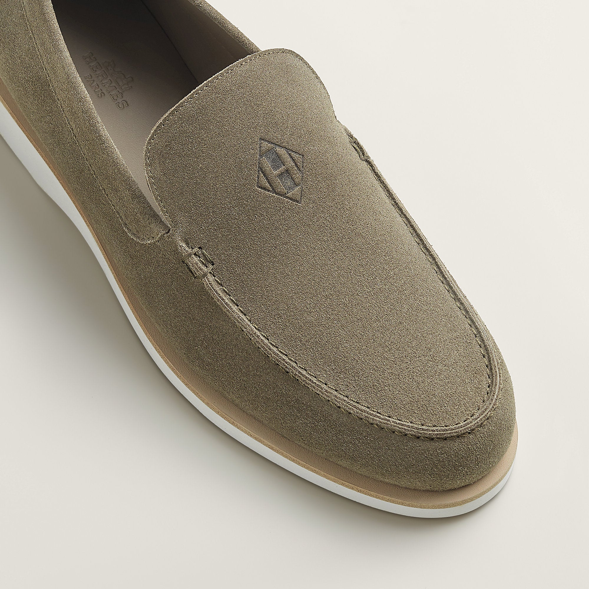 Hermes Low Loafer Toupe