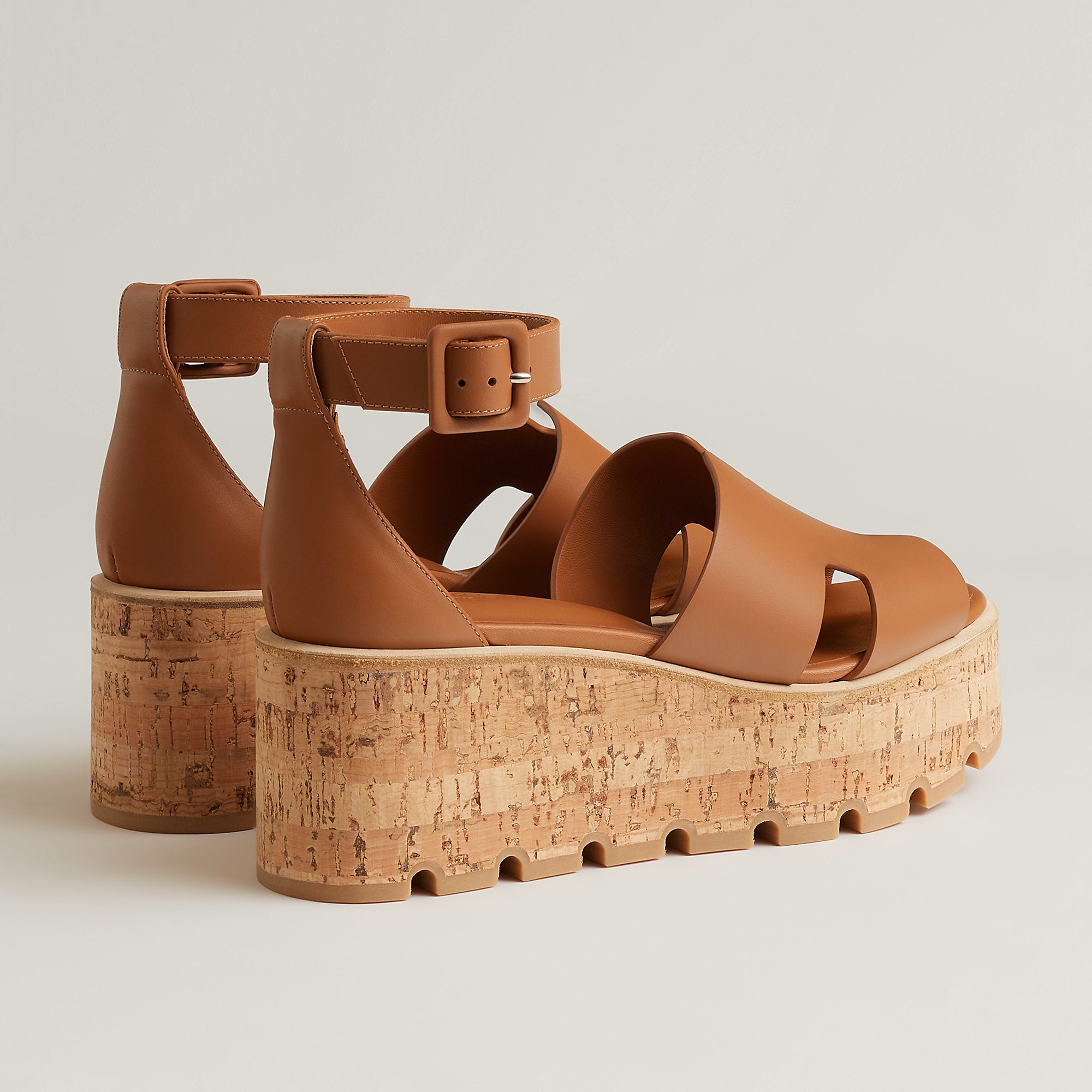 Hermes Luce 30 Sandal Naturel