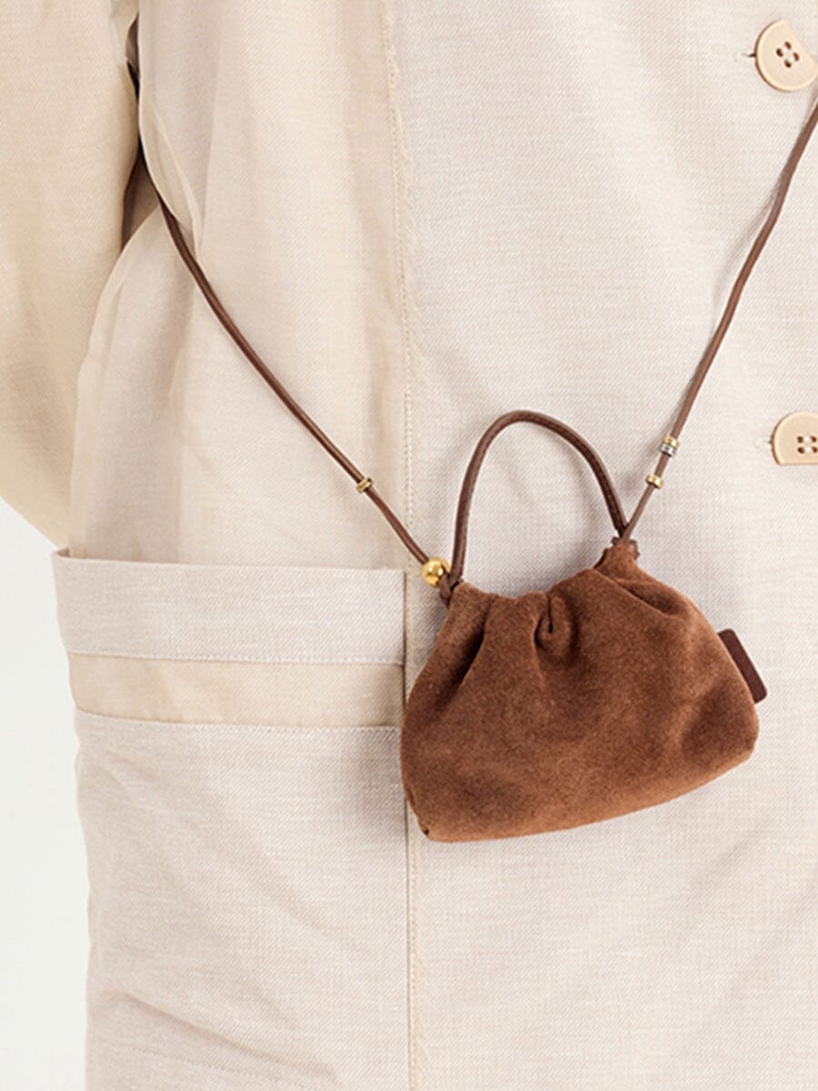 Songmont Lucky Pouch Charm Sandal Suede