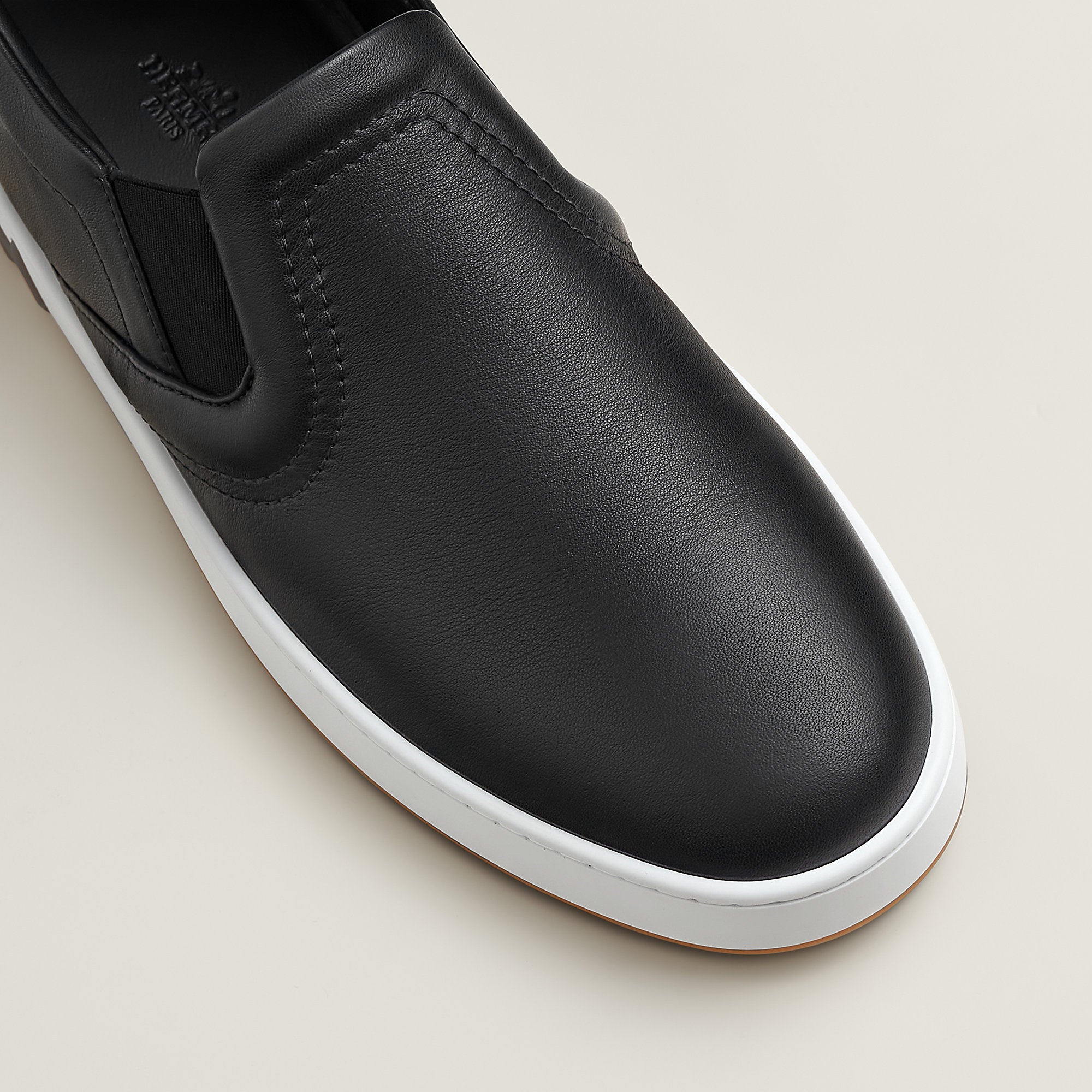 Hermes Lucky Slip On Sneaker Noir