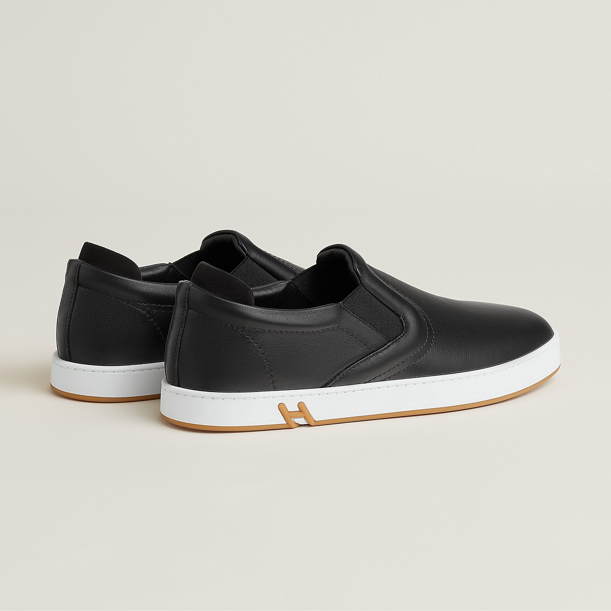 Hermes Lucky Slip On Sneaker Noir