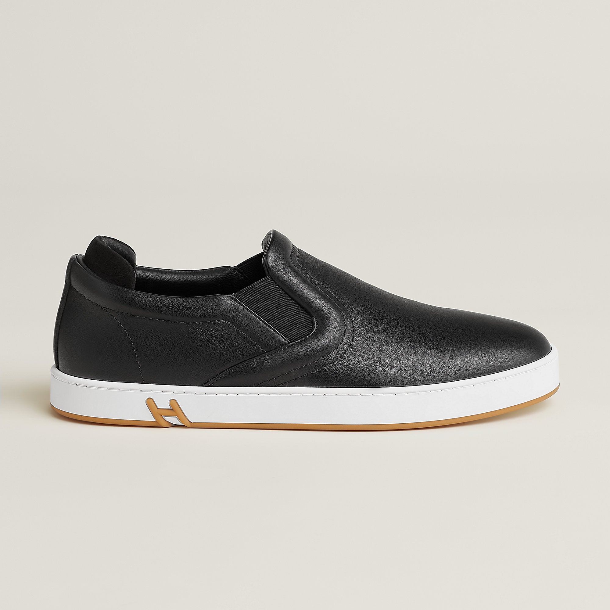 Hermes Lucky Slip On Sneaker Noir