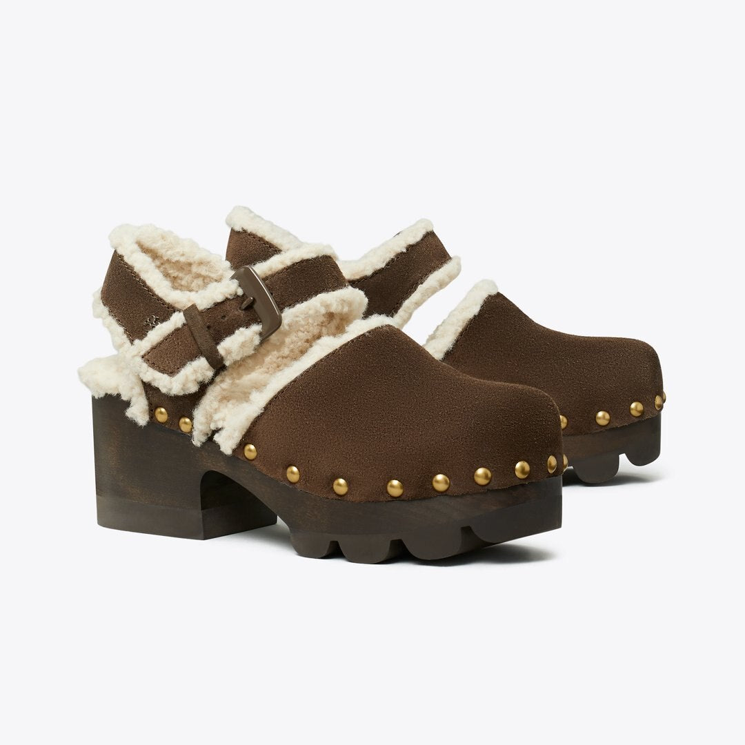 Tory Burch Lug Sole Clog DEEP ESPRESSO