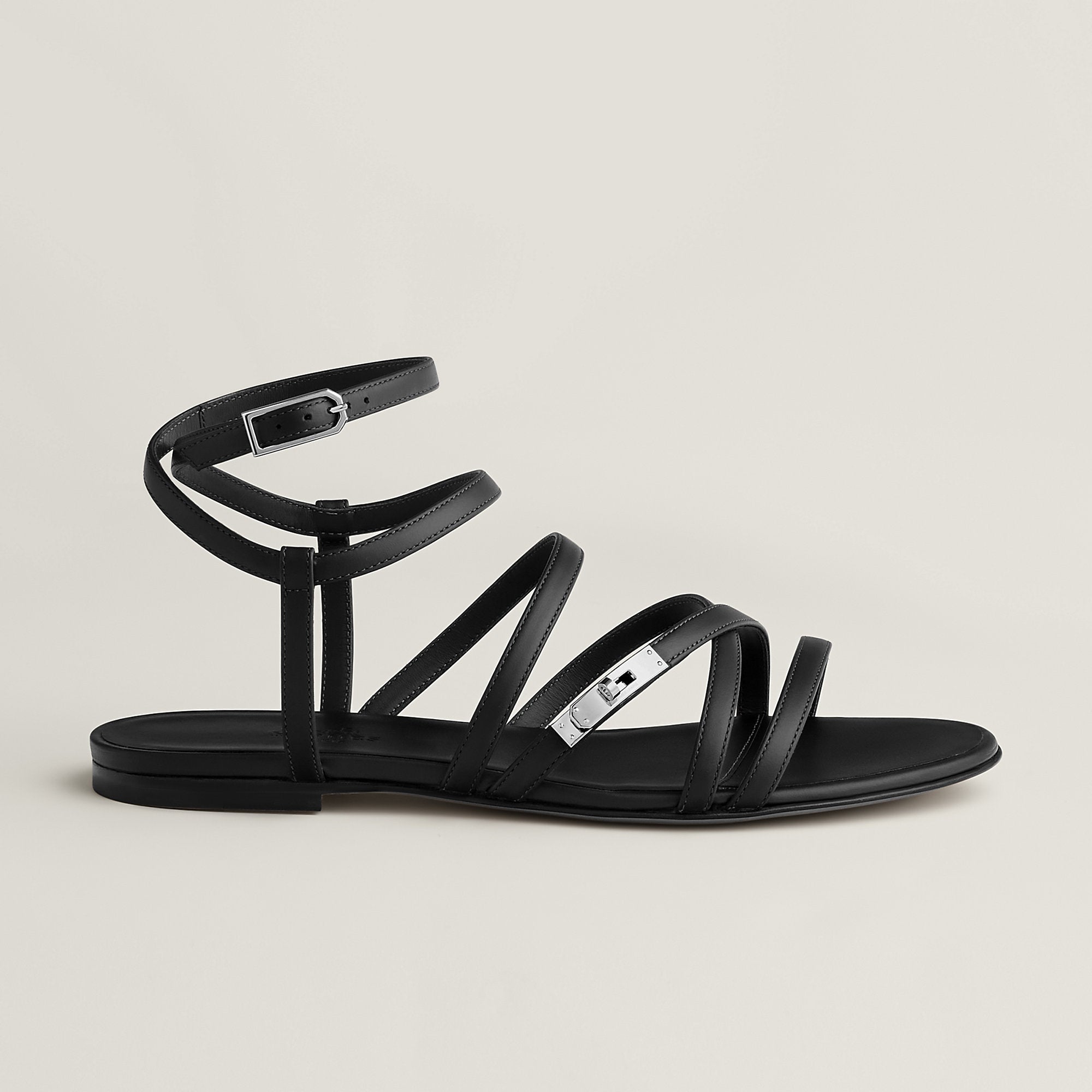Hermes Lullaby Sandal Noir