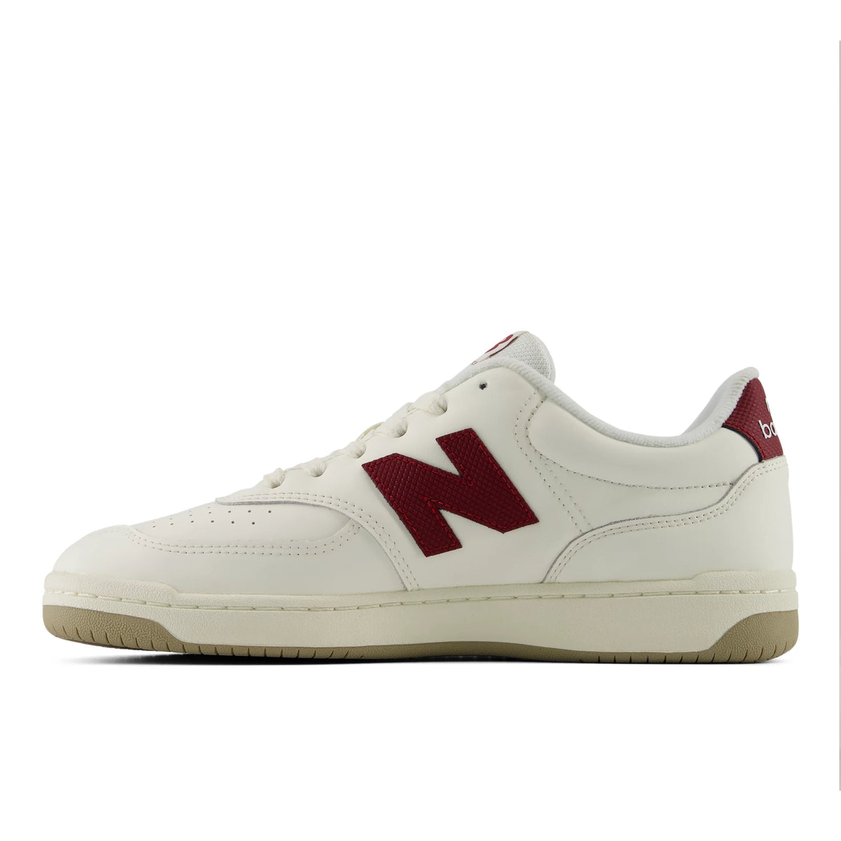 New Balance BB80 Sea Salt with Podium Red