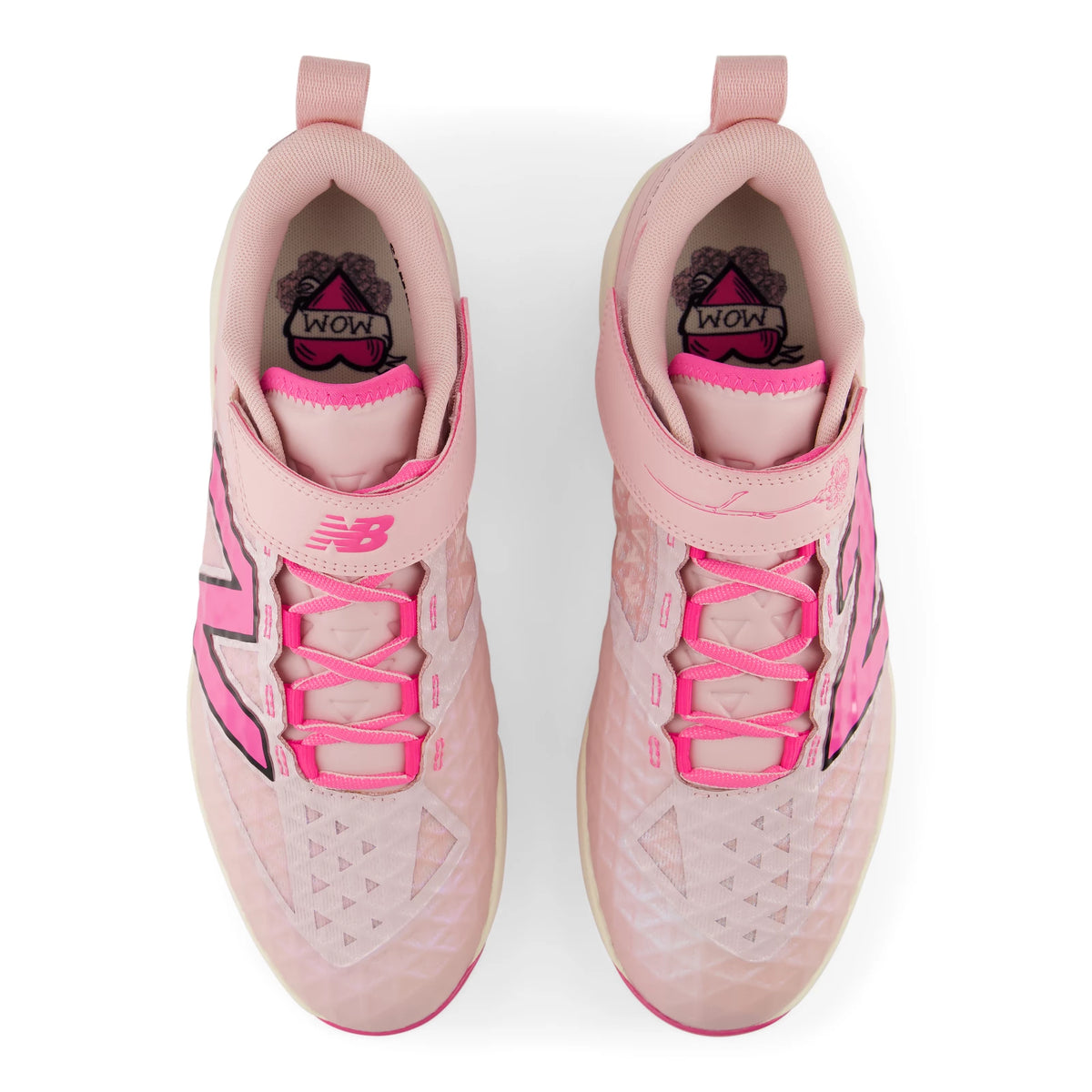 New Balance Fuelcell 4040v8 Low Metal Pink Heat with Nb 103 White