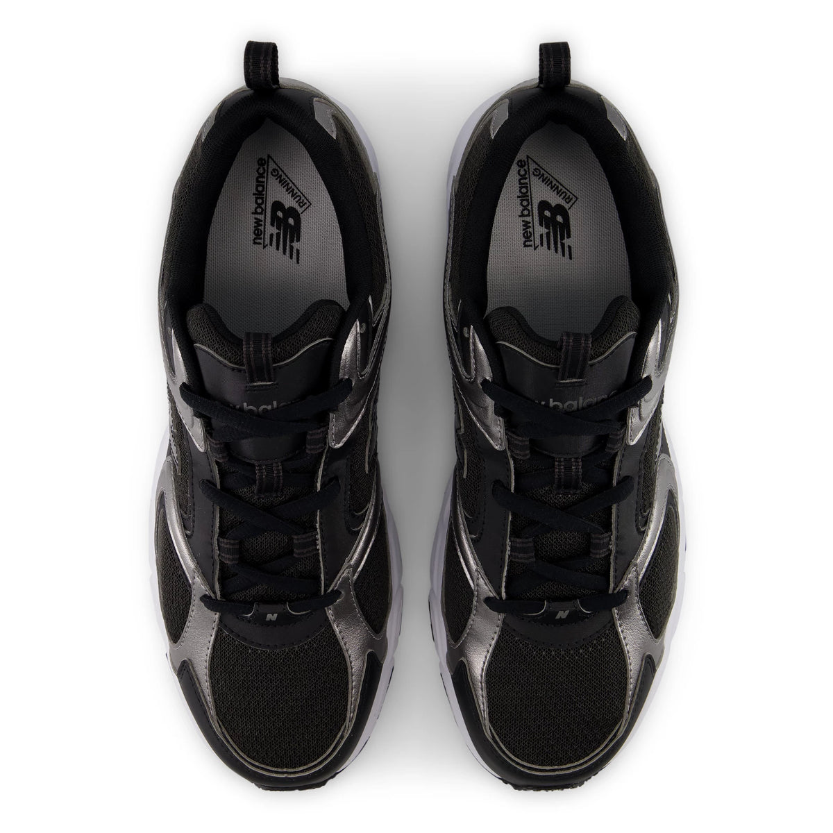 New Balance 408 Black Cement with Dark Silver Metallic and Black