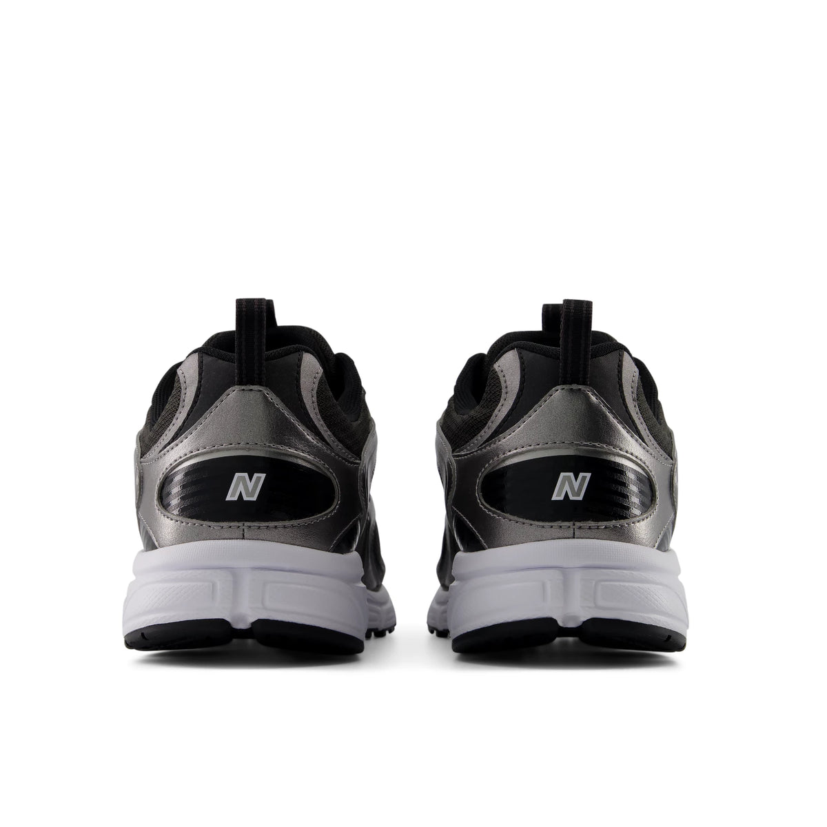 New Balance 408 Black Cement with Dark Silver Metallic and Black