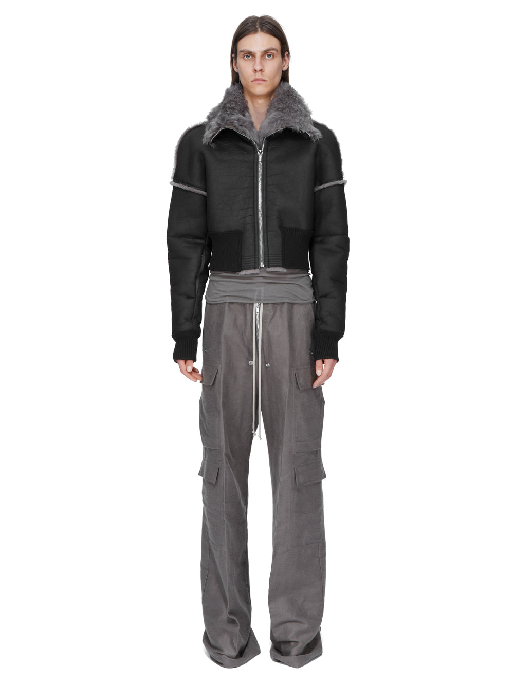 Rick Owens Flight Jacket Cropped