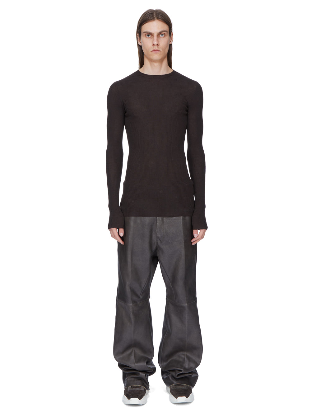 Rick Owens Ribbed Round Neck