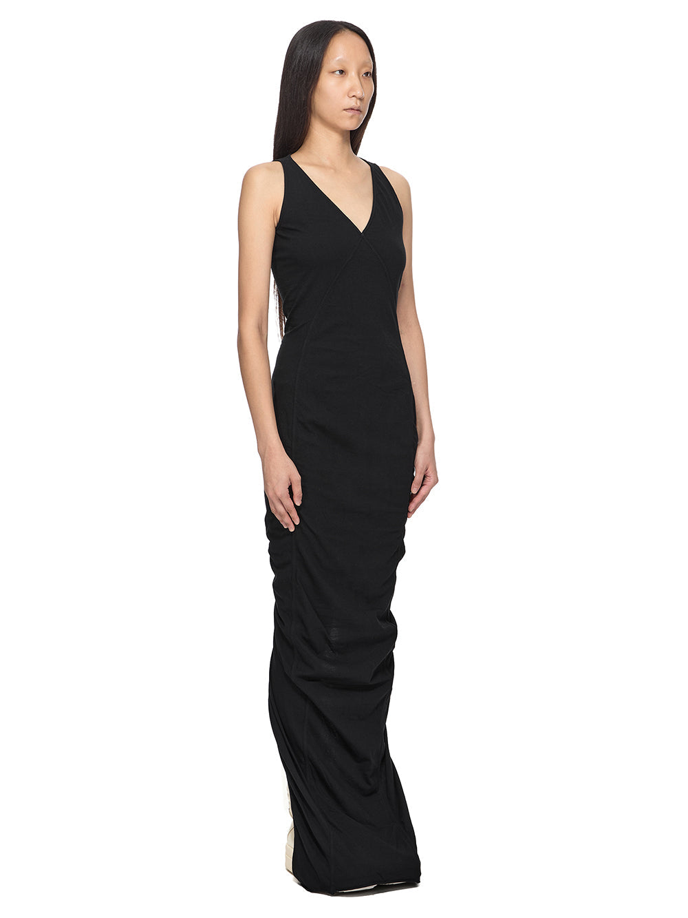 Rick Owens V Neck Column Dress