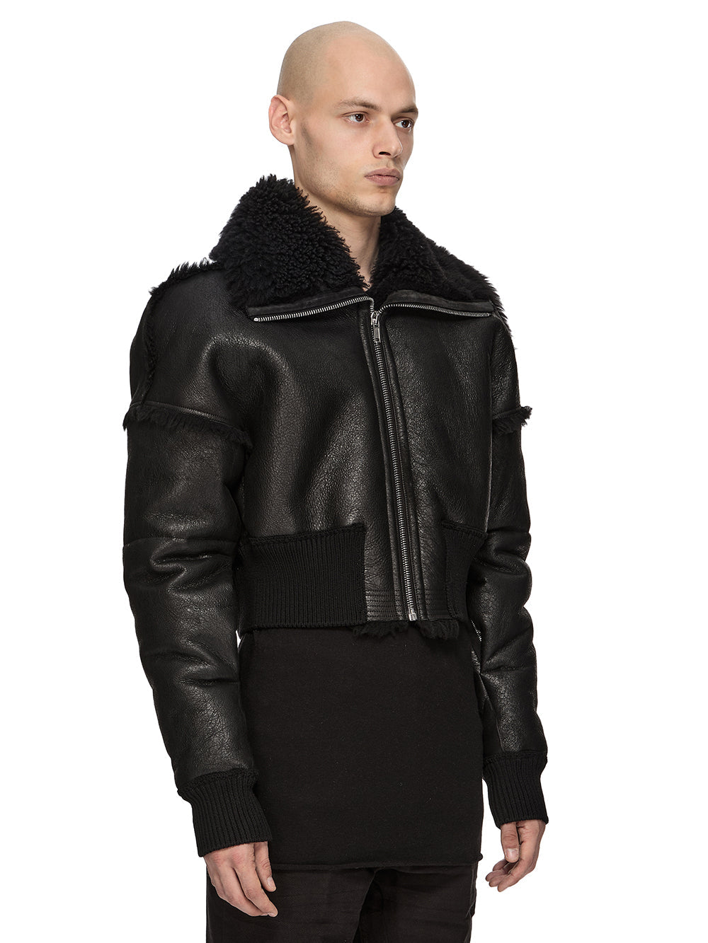 Rick Owens Flight Jacket Cropped