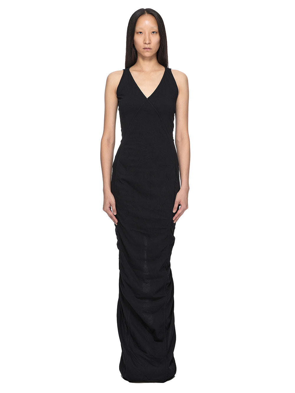 Rick Owens V Neck Column Dress