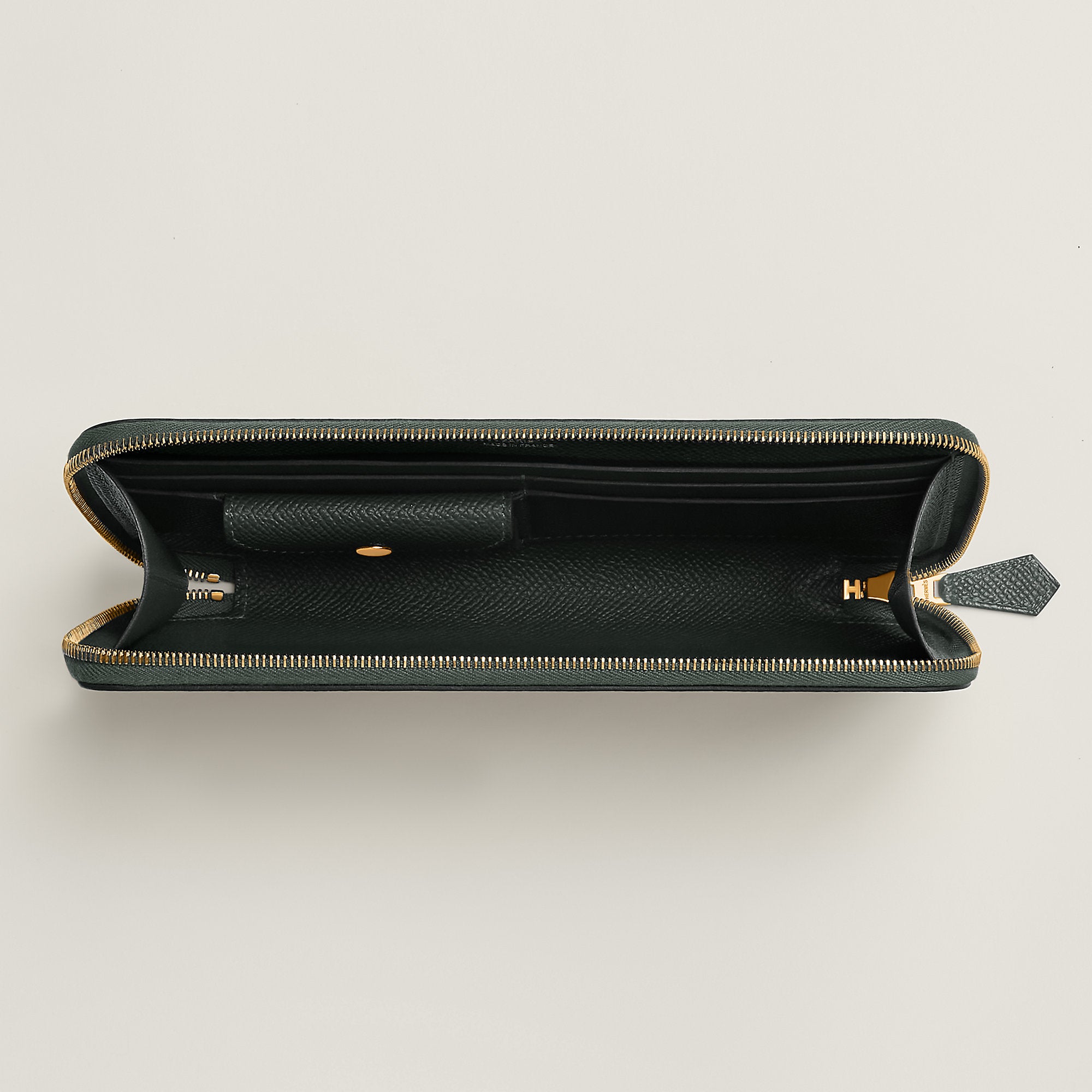 Hermes Macaron To Go Wallet Vert Mangrove