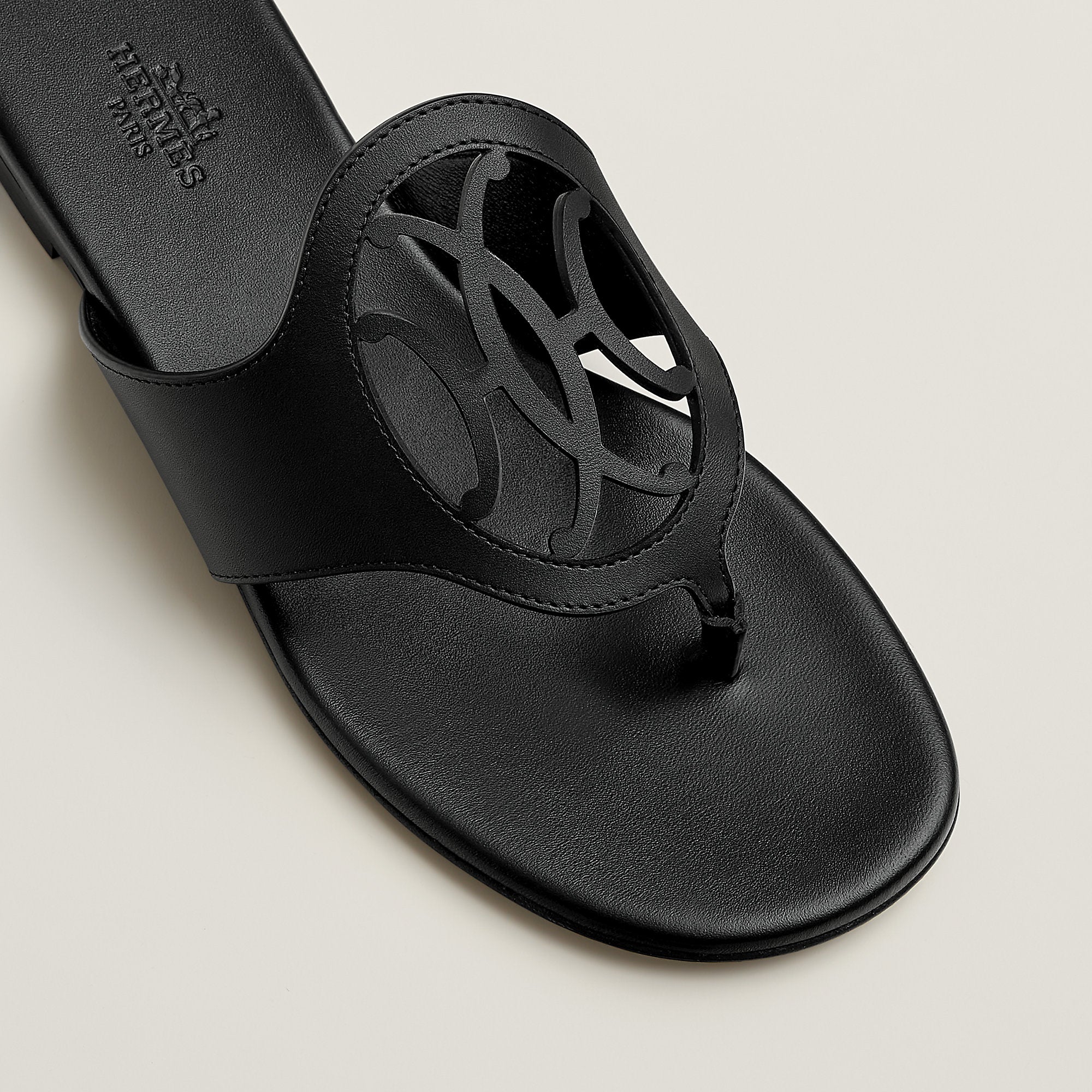 Hermes Mage Sandal Noir