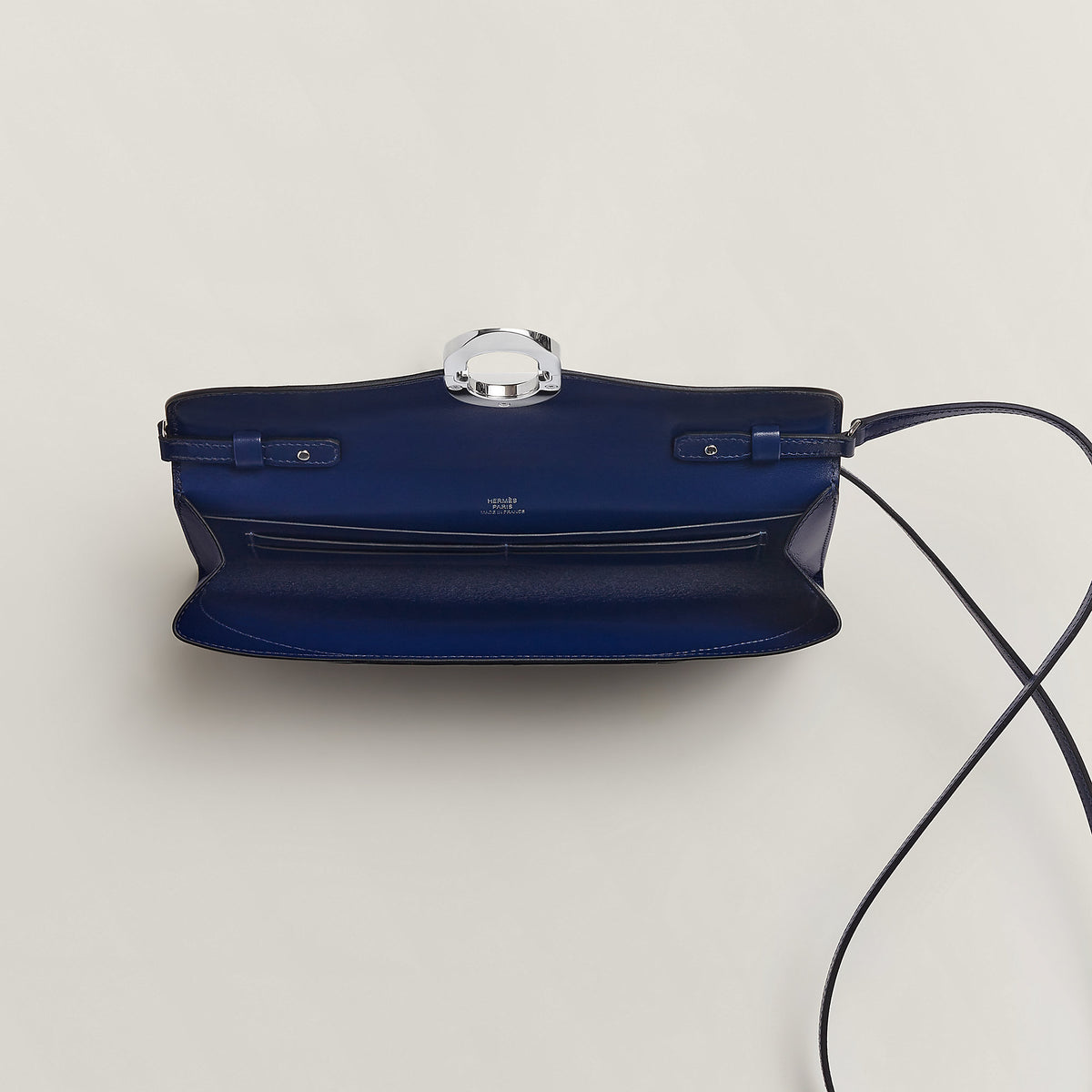 Hermes Maillon To Go Wallet Bleu Saphir