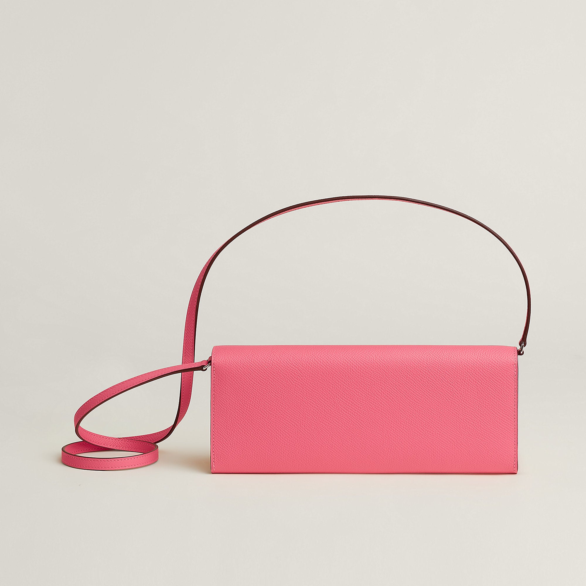 Hermes Maillon To Go Wallet Rose Azale