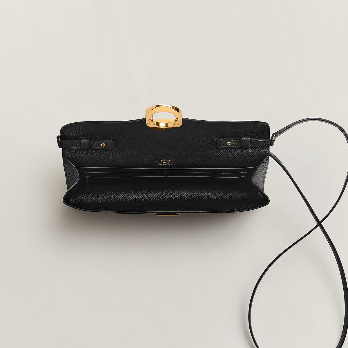 Hermes Maillon To Go Wallet Noir