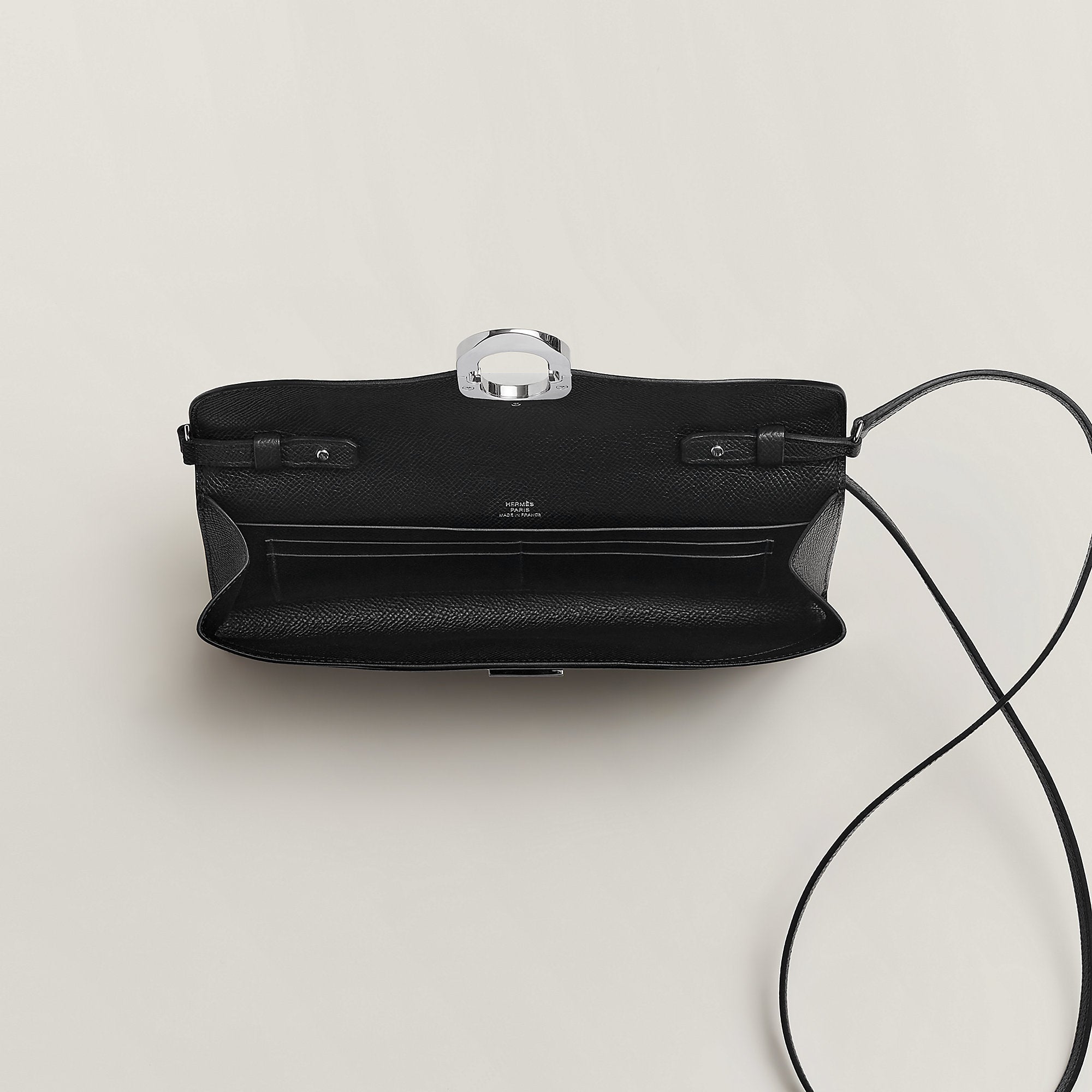 Hermes Maillon To Go Wallet Noir
