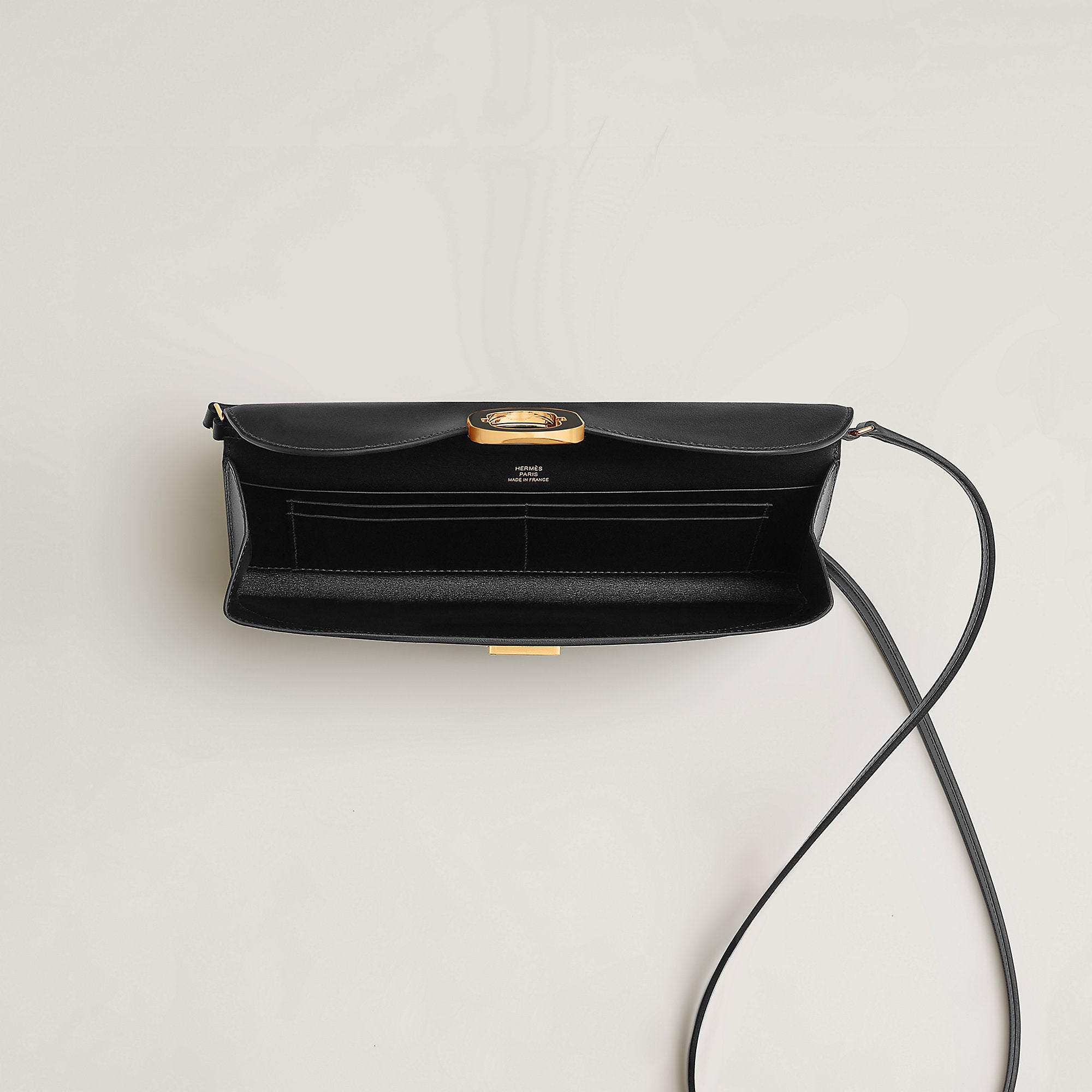 Hermes Maillon To Go Wallet Noir