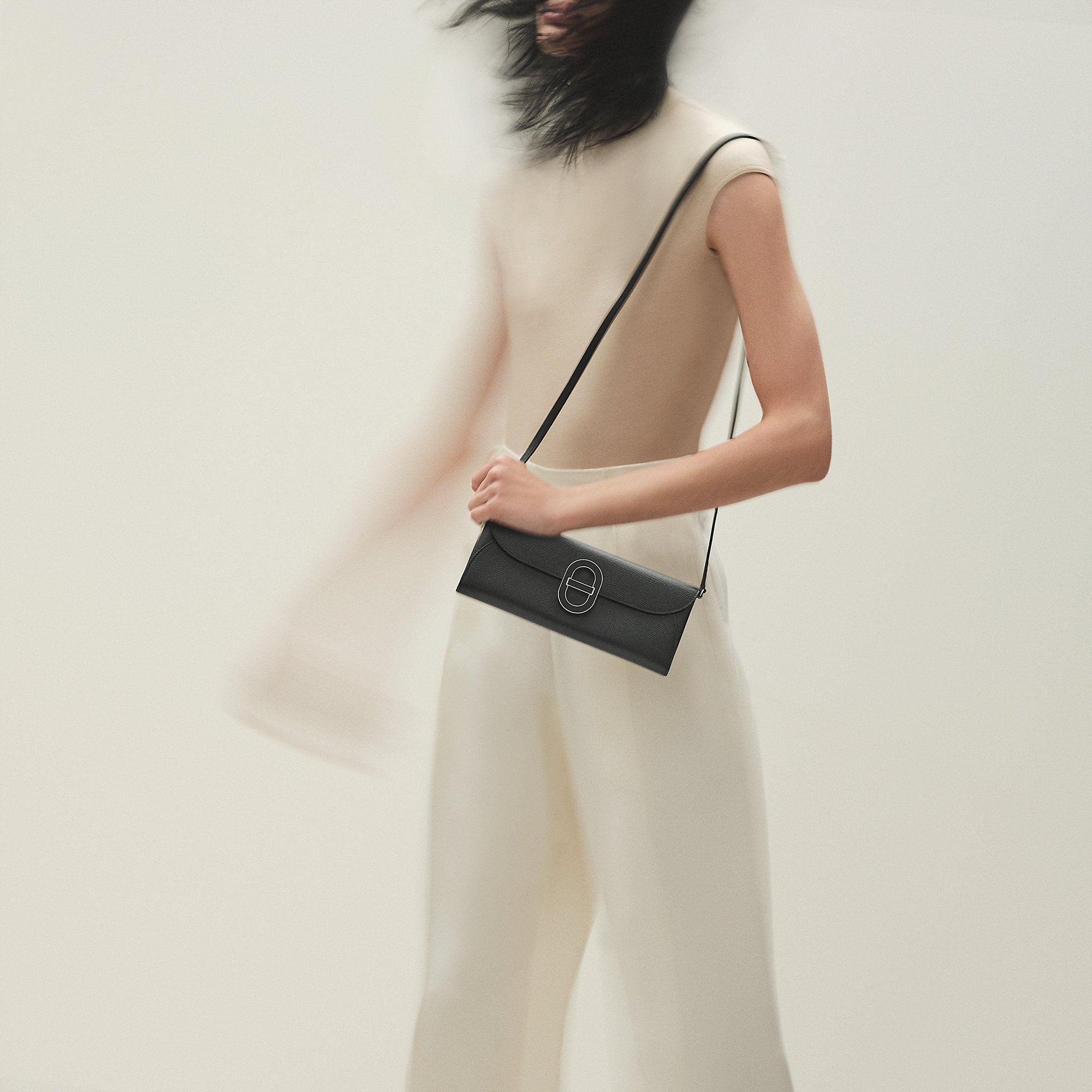 Hermes Maillon To Go Wallet Noir