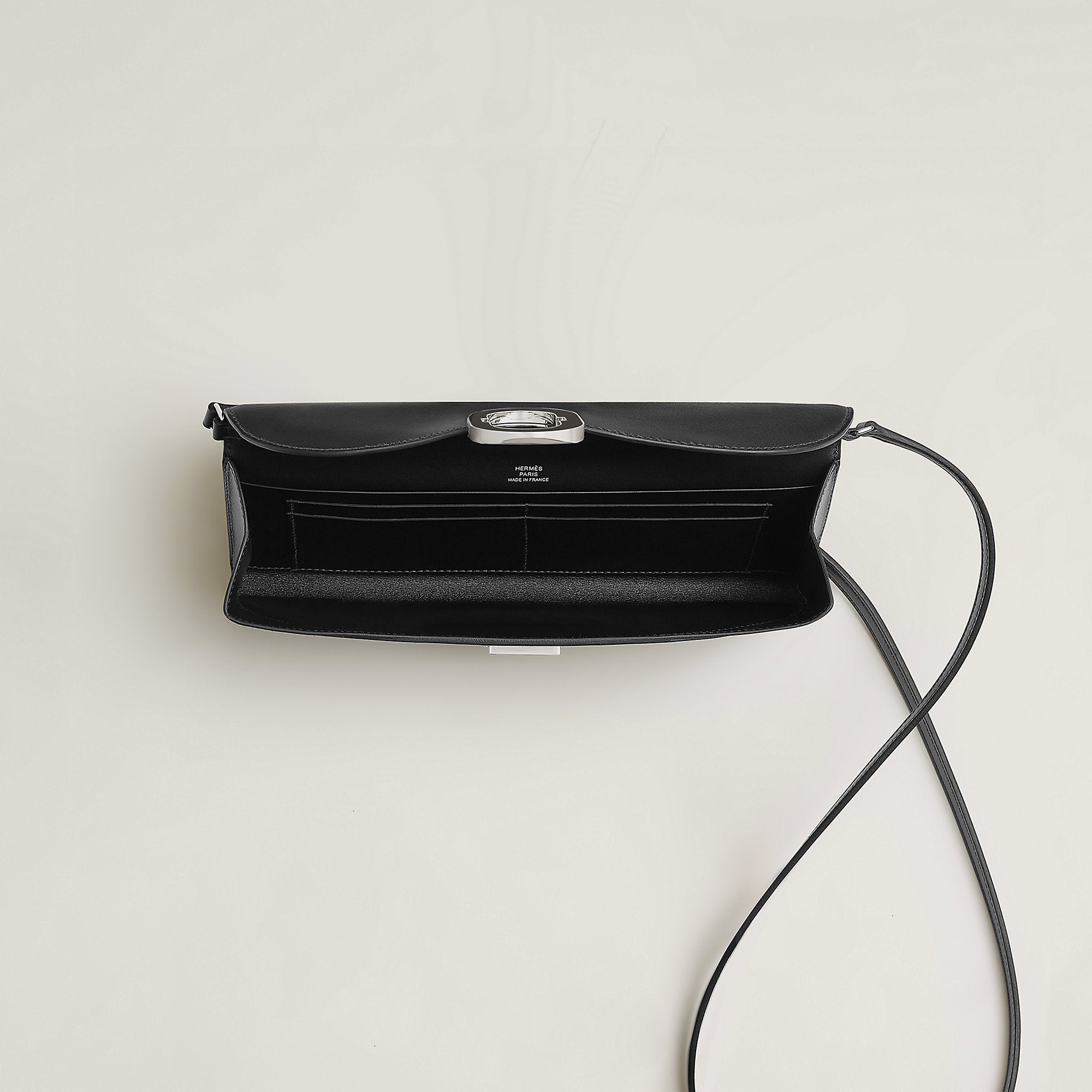Hermes Maillon To Go Wallet Noir