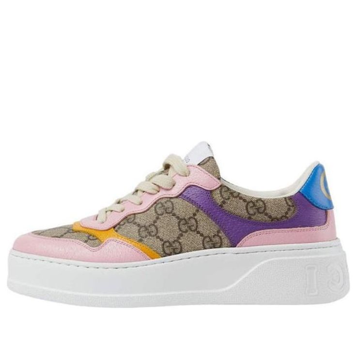 Gucci GG Sneaker Beige Multi Monogram (Women's)