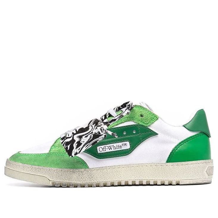 OFF-WHITE Vulcanized 5.0 Low Top White Green