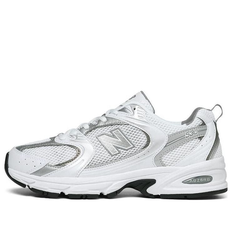 New Balance 530 White Silver Metallic
