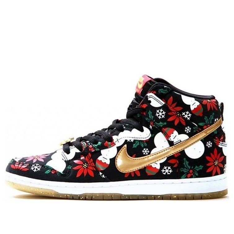Nike SB Dunk High Concepts Ugly Christmas Sweater Black