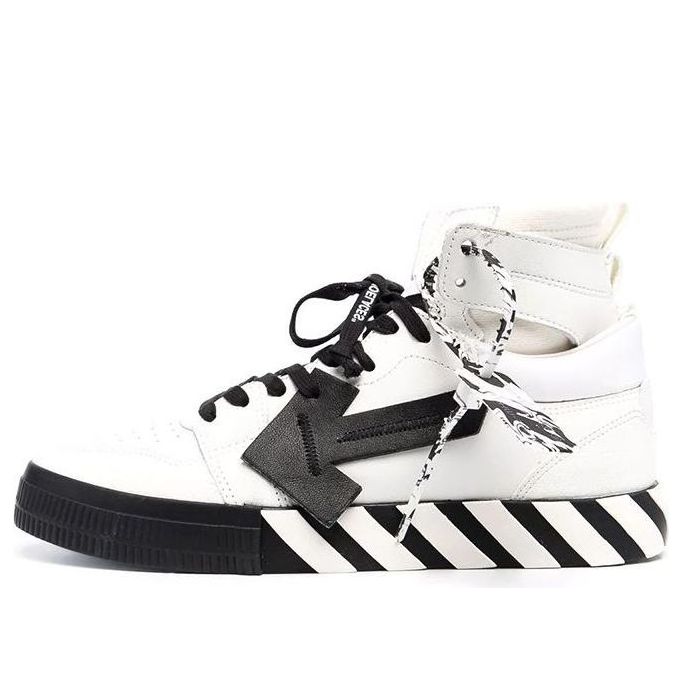 OFF-WHITE Vulcanized Hi Top White Black