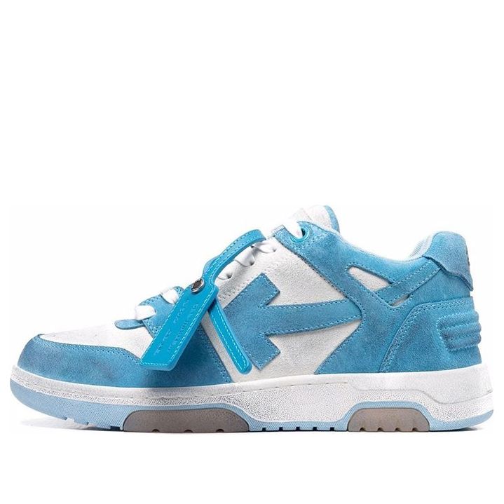OFF-WHITE OOO Low Out Of Office Suede White Light Blue