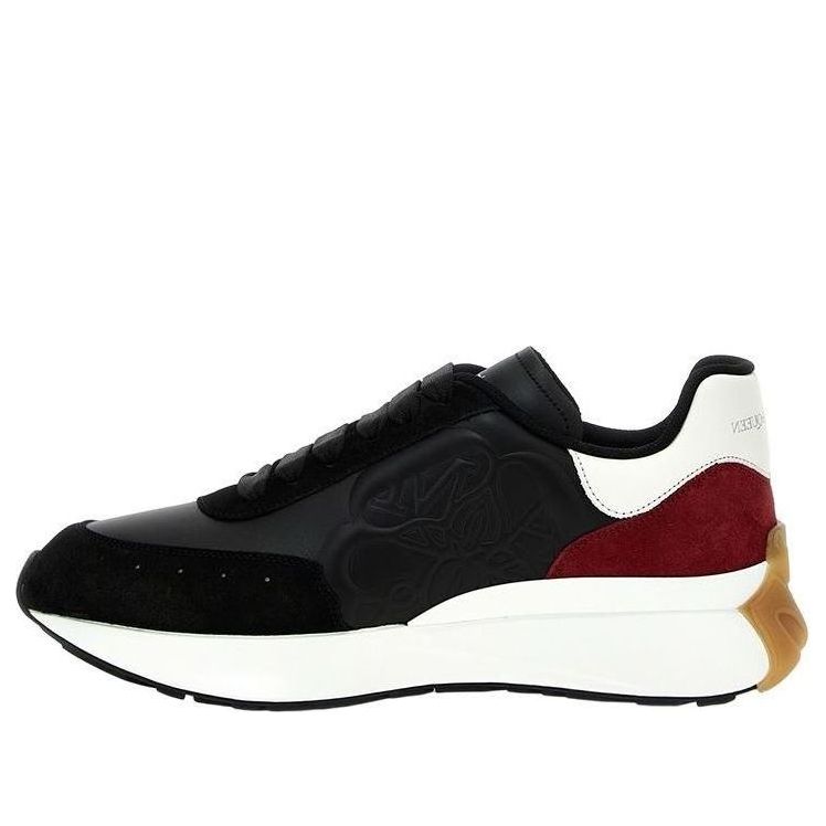 Alexander McQueen Sprint Runner Black White Red