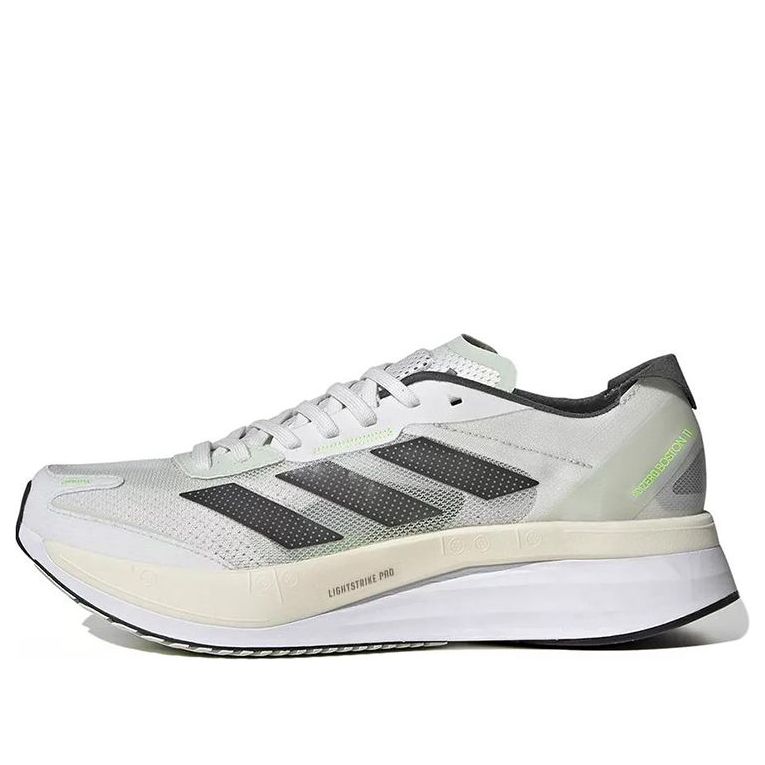adidas Adizero Boston 11 Crystal White Linen Green
