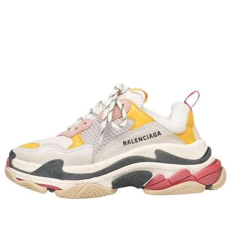 Balenciaga Triple S Cream Yellow Red (Women's)