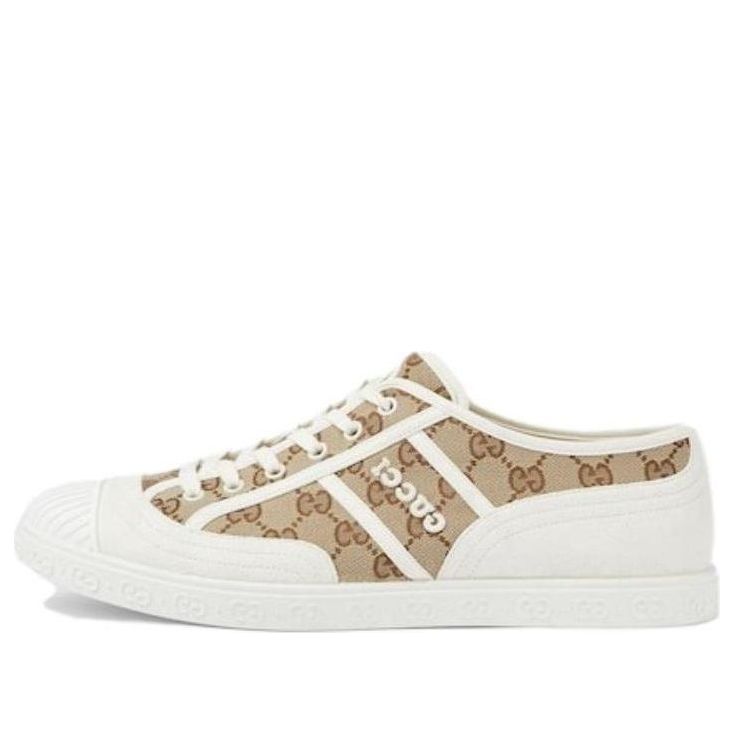 Gucci GG Canvas Trainer White Beige Monogram