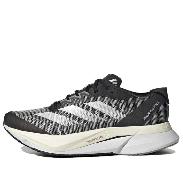 adidas Adizero Boston 12 Core Black Cloud White Carbon (Women's)