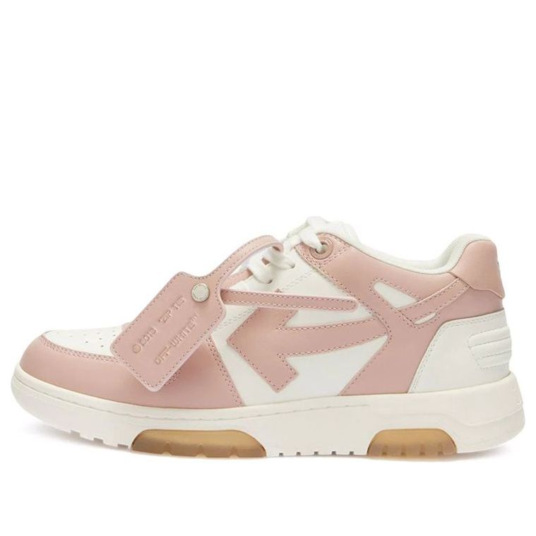 OFF-WHITE Out Of Office "OOO" Low Tops White Pink (Women's)