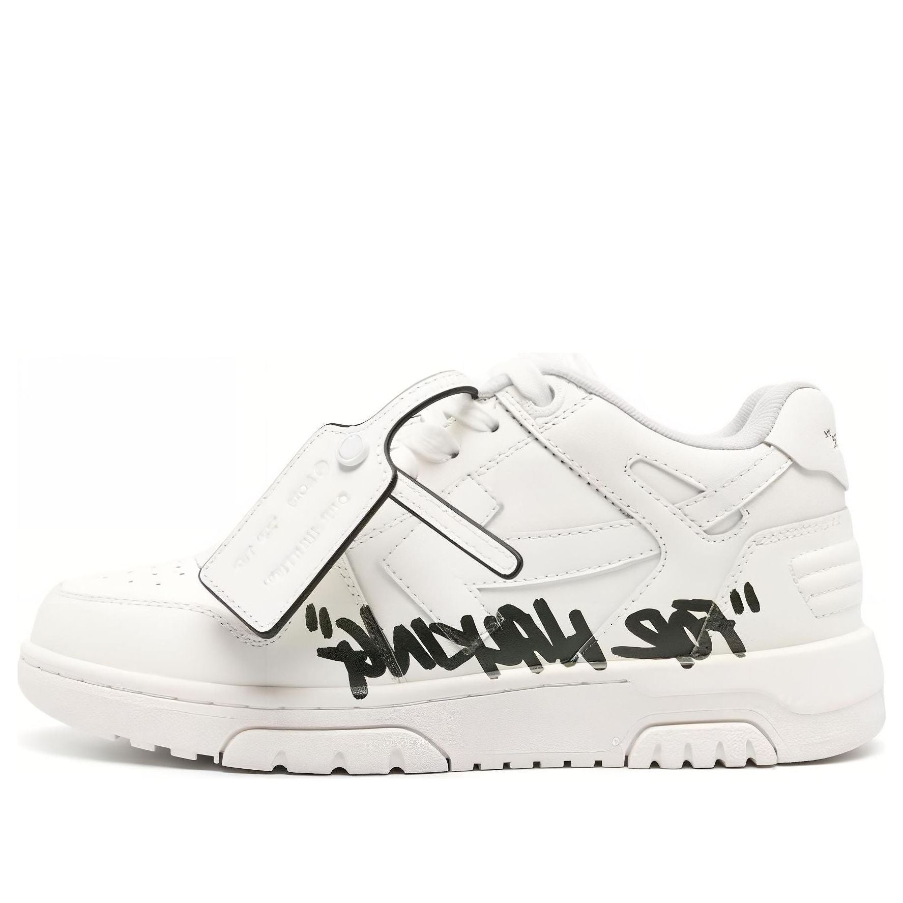 OFF-WHITE Out Of Office OOO For Walking White Black (Women's)