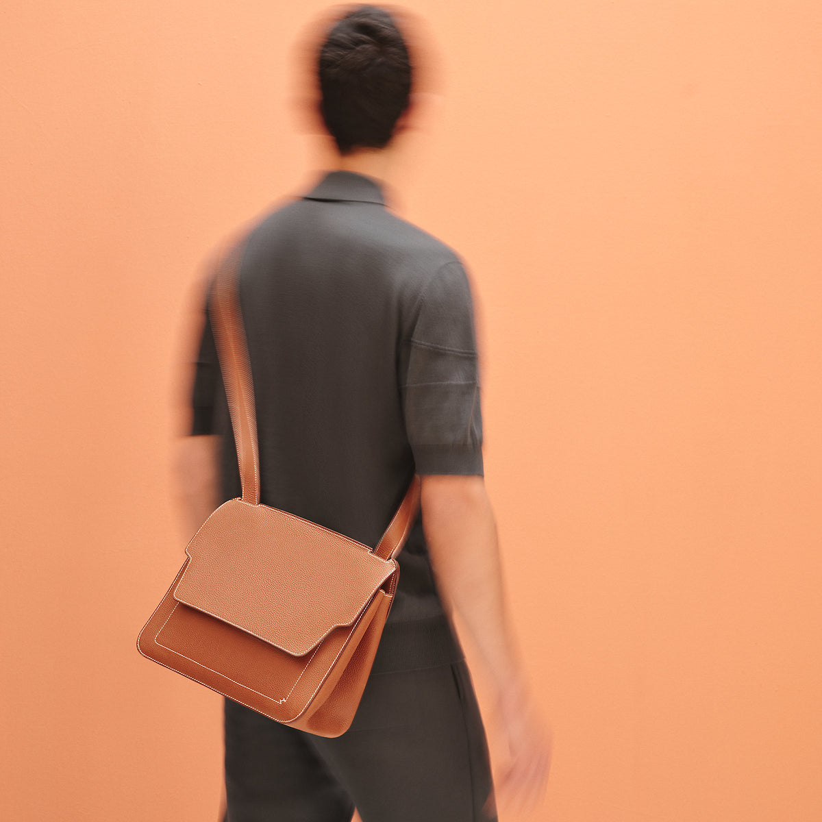 Hermes Mali Selle Pm Messenger Bag Fauve
